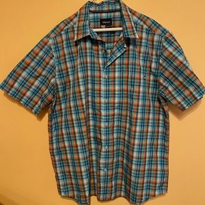Marmot Plaid Short Sleeved Shirt